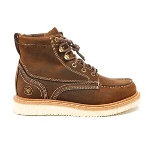 Hawx Lacer Soft Toe Boot Brown Men's Size 8 D